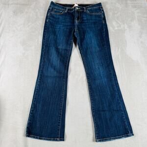 Lucky Brand Jeans Womens 29‎ Dark Wash Blue Denim Petunia Sweet n Low Flare Mid